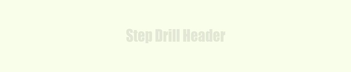 Step Drills